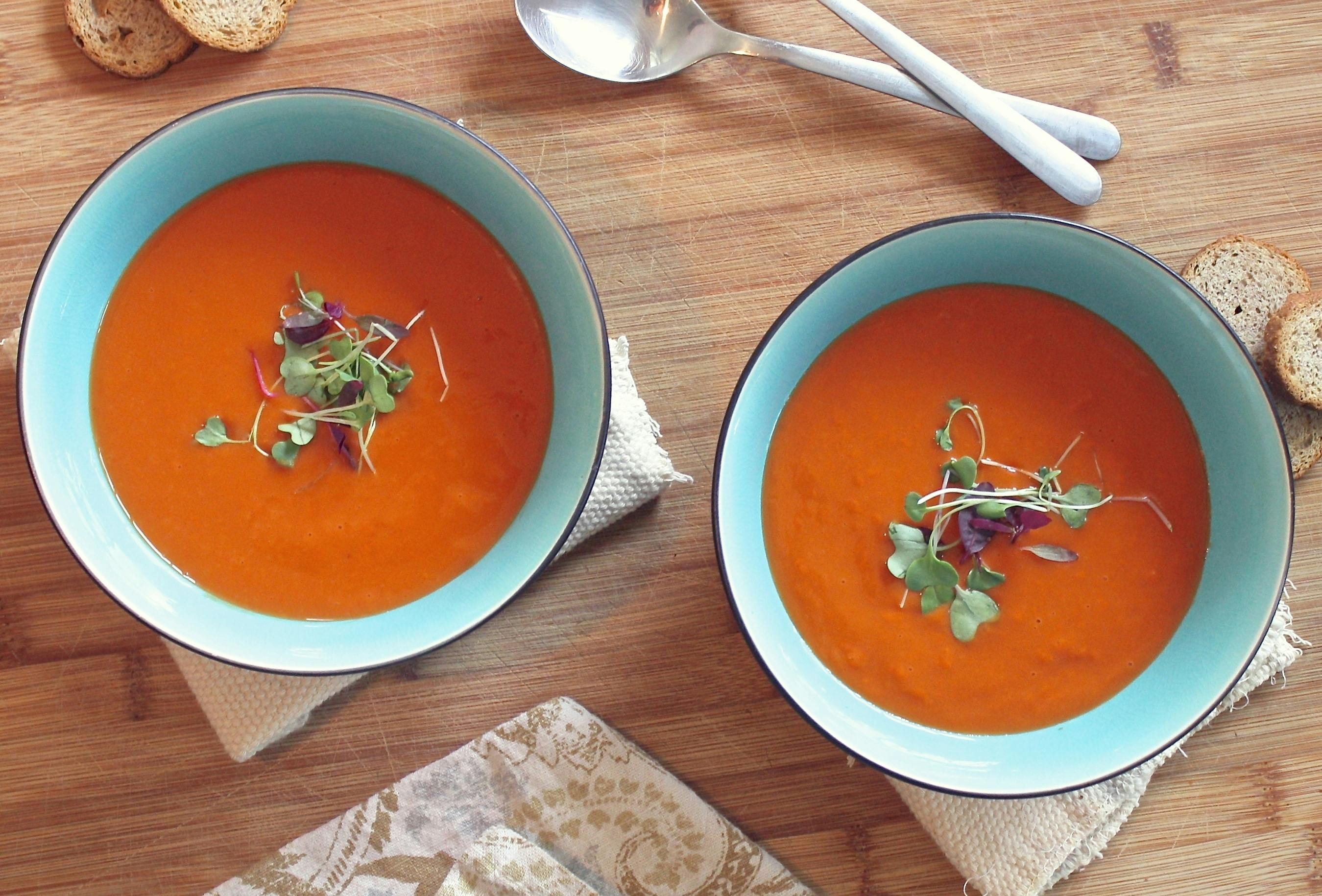 tomato and herb soup