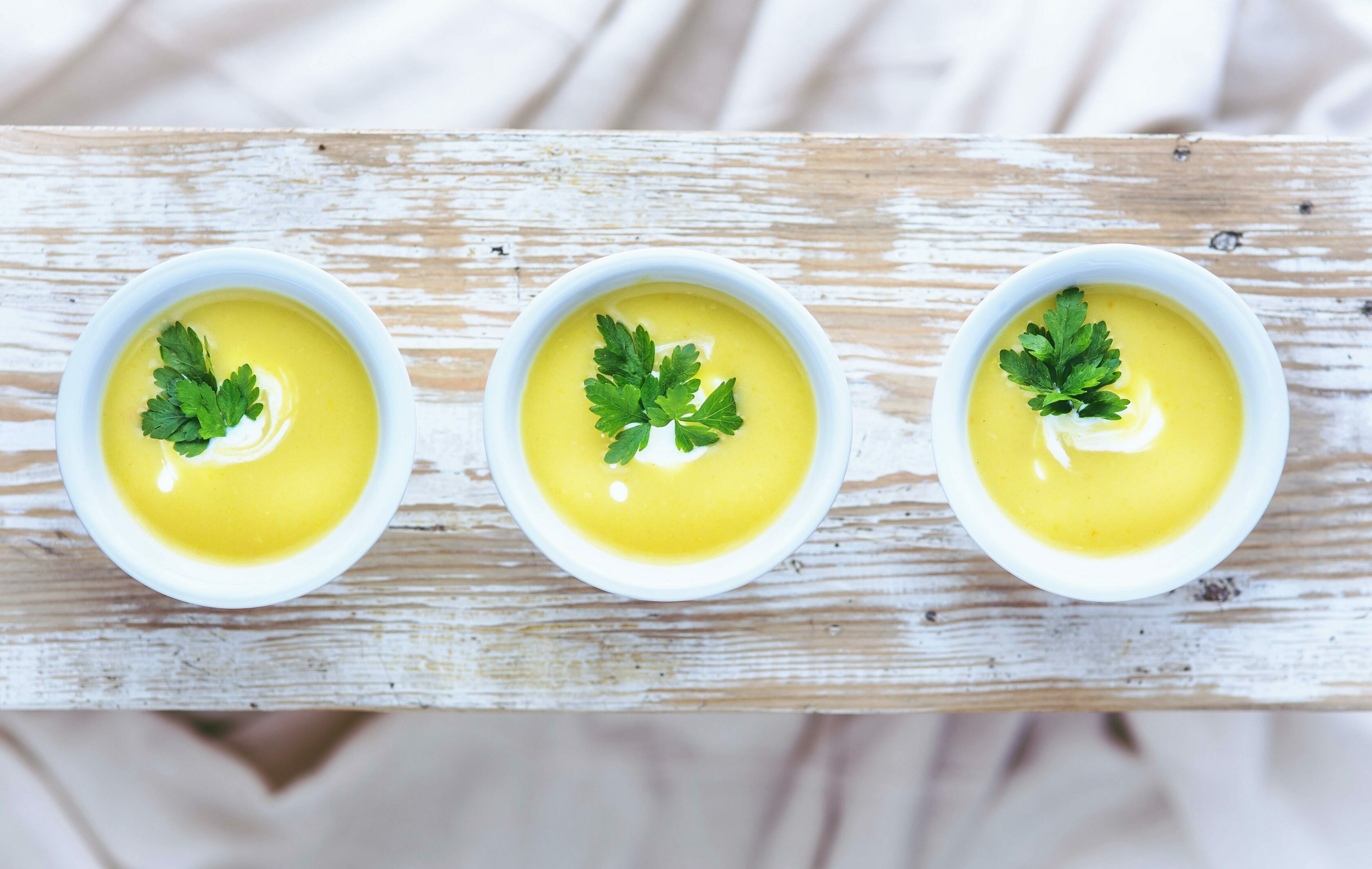 cauliflower & leek soup